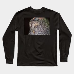 Close up of Owl face Long Sleeve T-Shirt